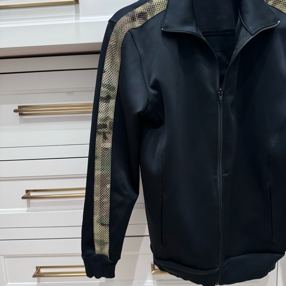 Robin’s Jeans Men's Track Jackets Jogger 8 Black with Camo size Small - Picture 5 of 10